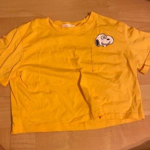 Small, Snoopy crop top